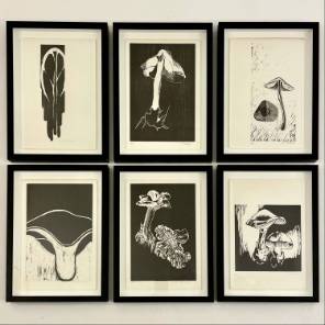 A Set of 18 Woodcuts 